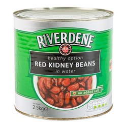 Riverdene kidney beans (nýrnabaunir) 6x2.5 kg