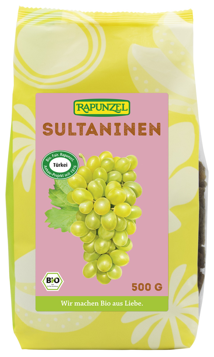 Rapunzel Ljósar Rúsínur 12x500gr (M)