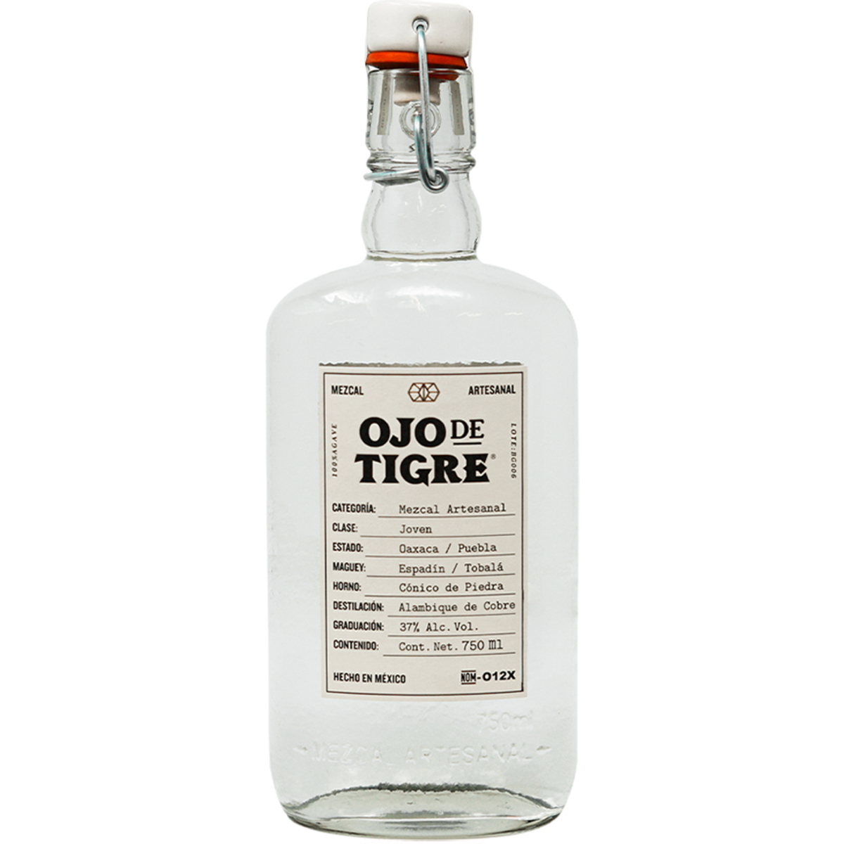 Ojo de Tigre, Espadín-Tobala Mezcal 6x700ml