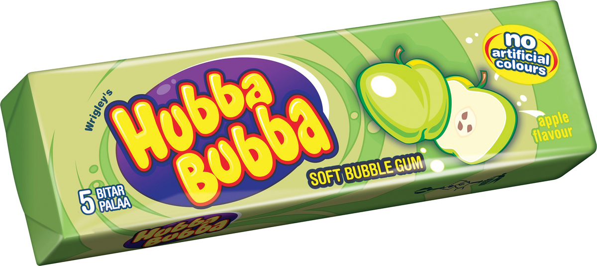 Hubba Bubba Apple 18x20x35g (20/pk)