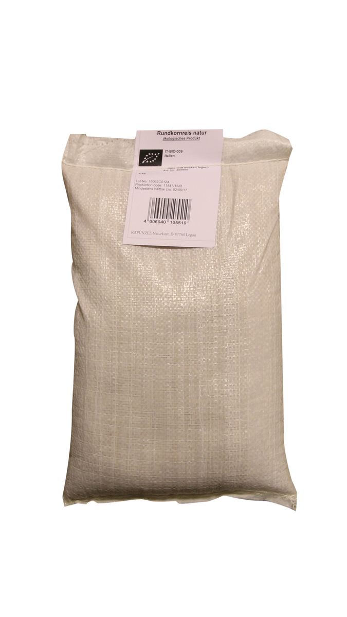 Rapunzel Stutt Hýðishrísgrjón 5kg