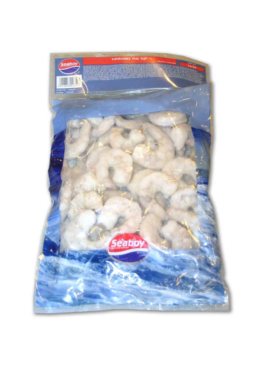 Seaboy Vannamei shrimps 16/20 20% 10x1kg