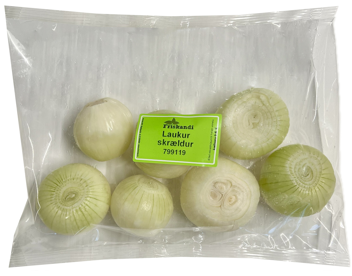 Skrældur laukur kg (P)