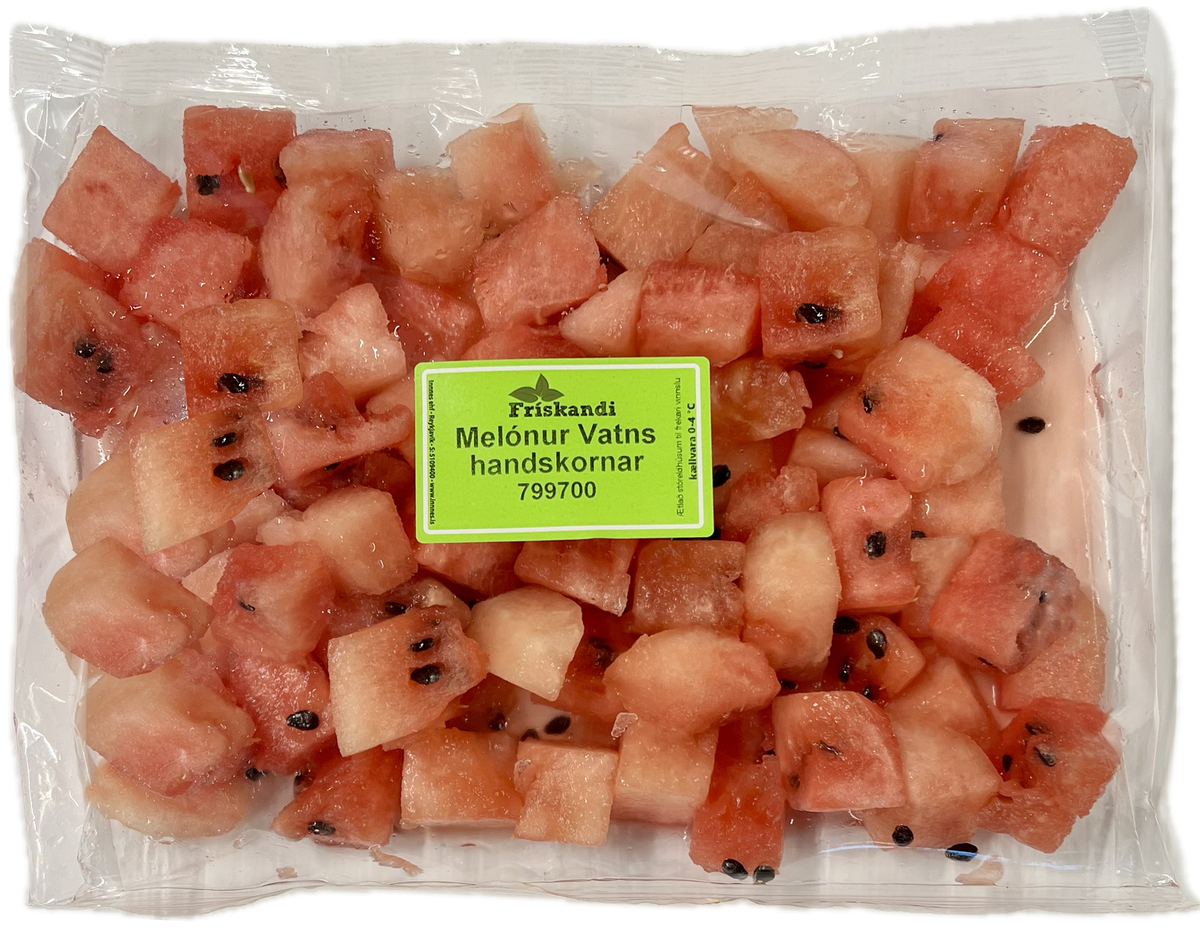 Melónur Vatns handskornar 3kg/bakki (P)