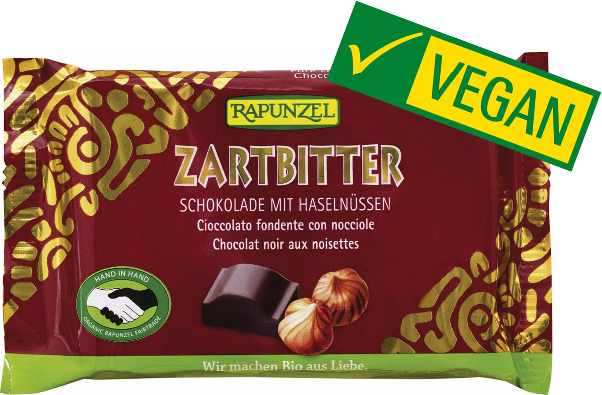 Rapunzel Dökkt súkkul. m.Heilum Hnetum 12x100gr (NO)