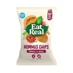 Eat Real Hummus Chips Tomato & Basil 10 X 135G