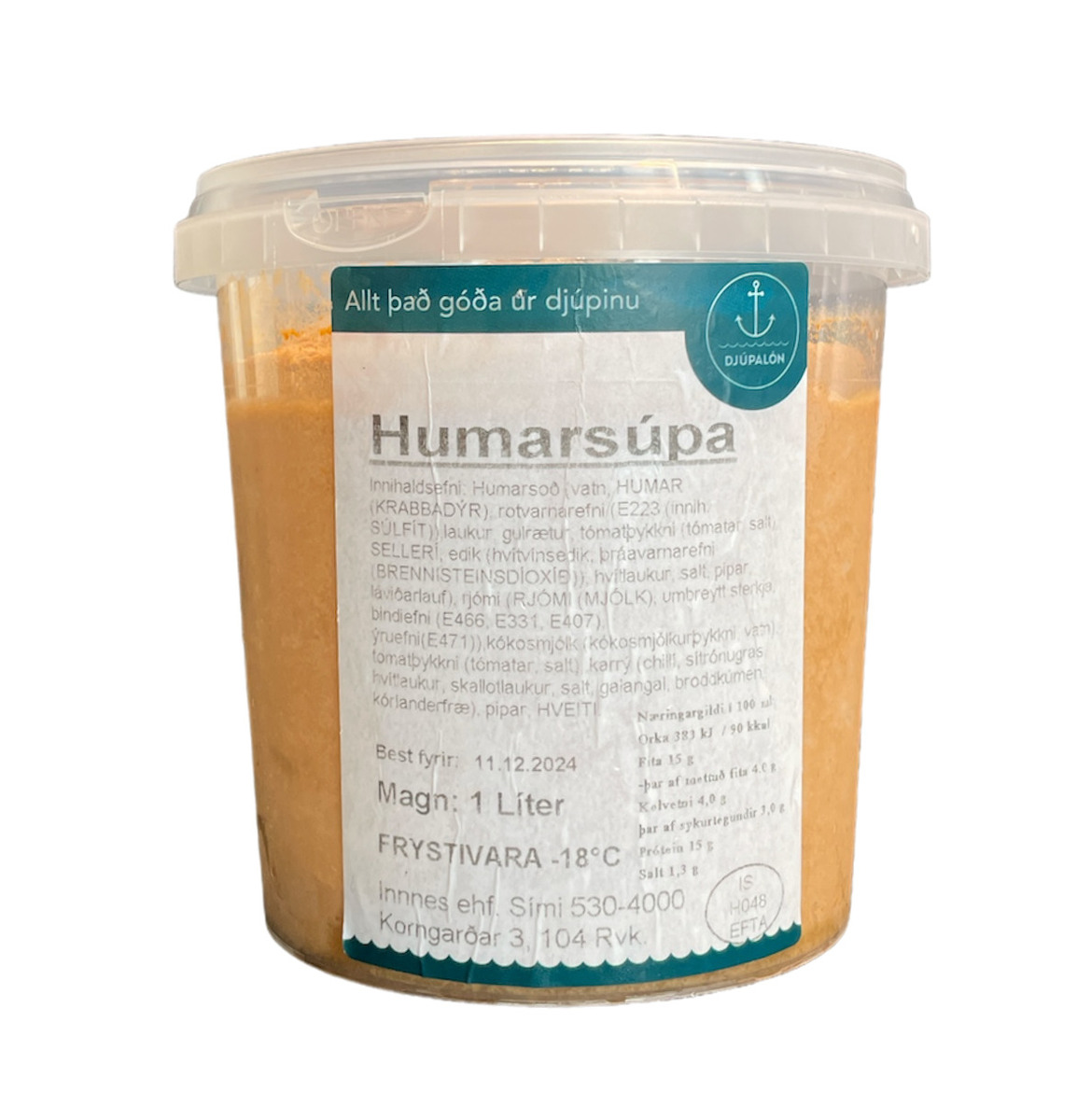 Djúpalóns Humarsúpa 3x1ltr