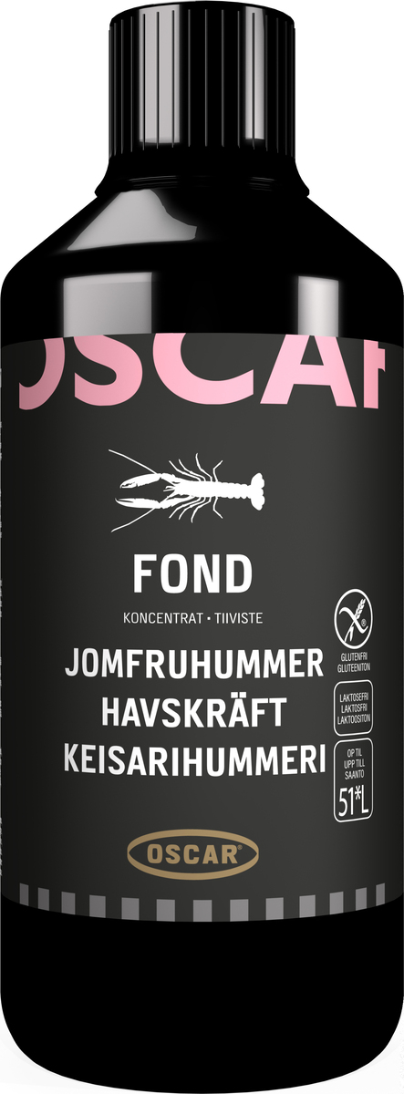 Oscar Lobster/Jomfruhummer Fond Concentrate, 4x1L