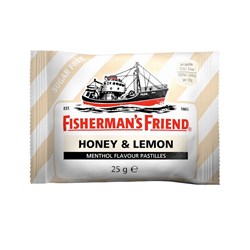 Fisherman's Friend Honey & Lemon sykurlaus 12x24 stk