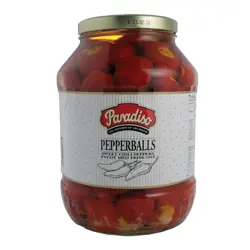 Paradiso Pepperballs Paprika Rauð Fyllt m/Osti 4x2,3kg