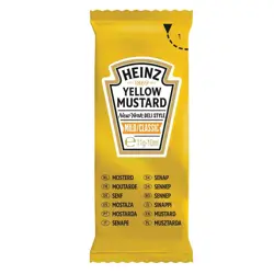Heinz Yellow Mustard Mild Bréf 200x10g