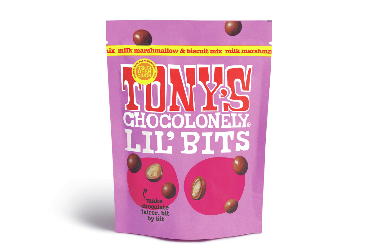 Tonys Littl'Bits Milk marshmallow & biscuit mix 8x100gr