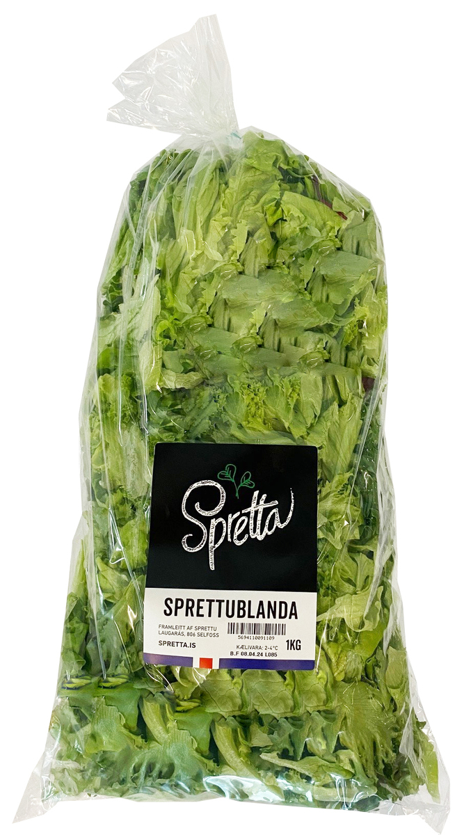 Spretta Blandað salat 4x1kg
