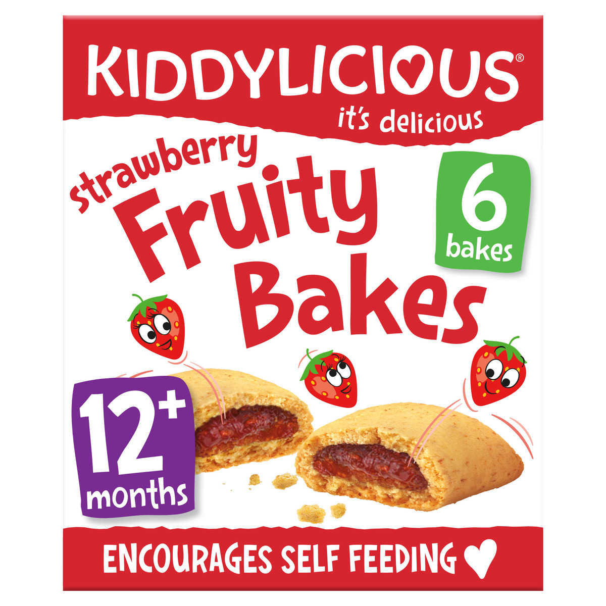 Ki Fruity Bake m/Jarðaberjum 8x132gr