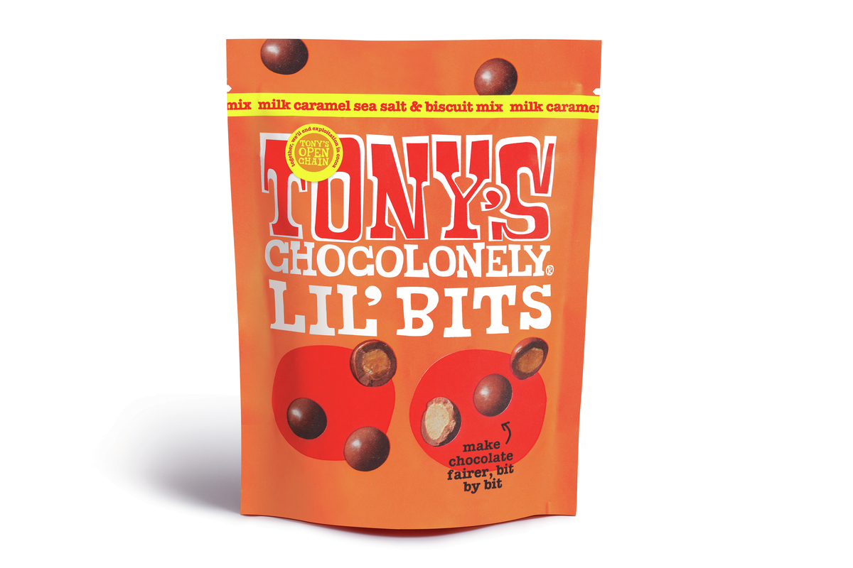 Tonys Littl'Bits Milk caramel sea salt & biscuit mix 8x100gr