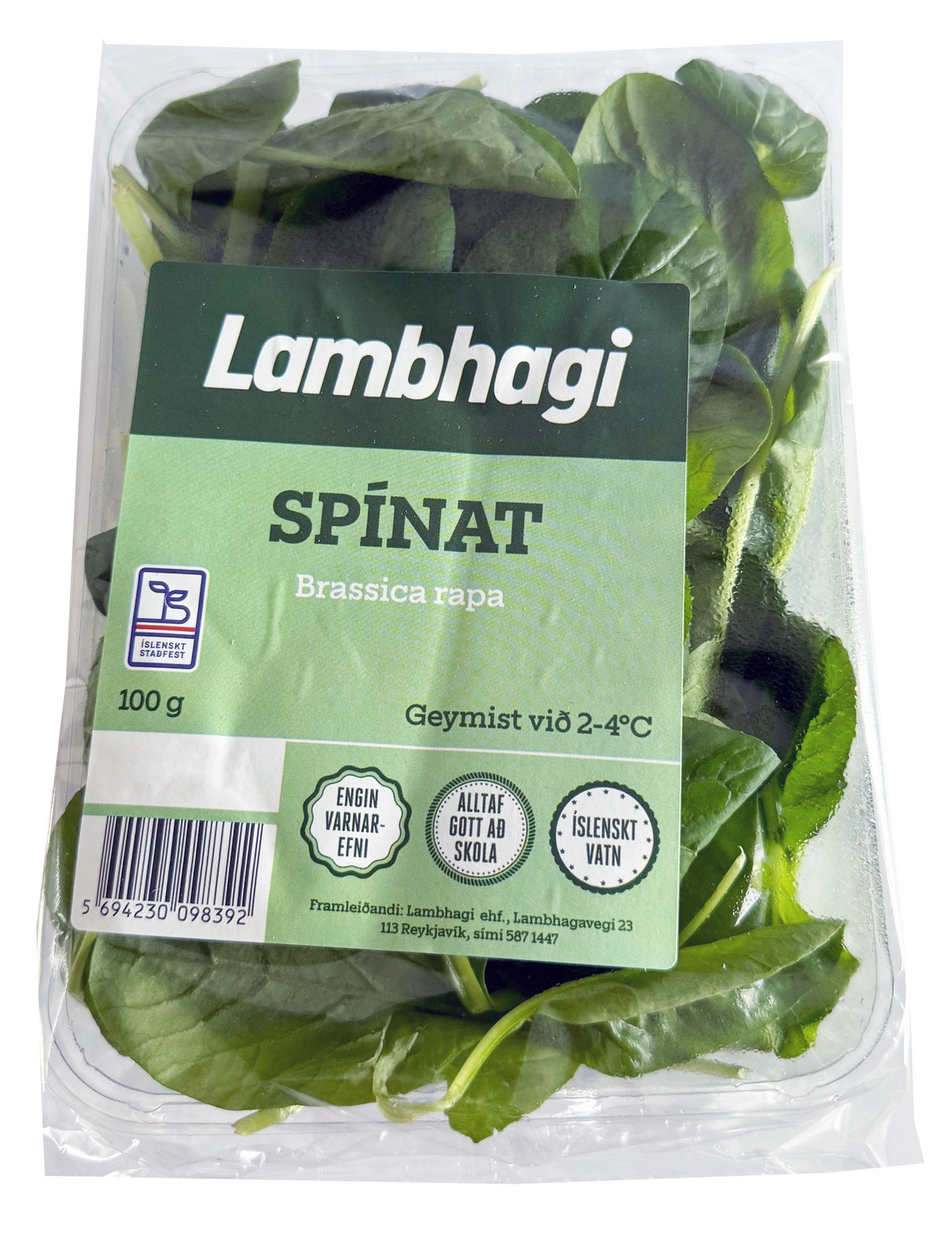 Lambhaga Spínatkál 20x100gr