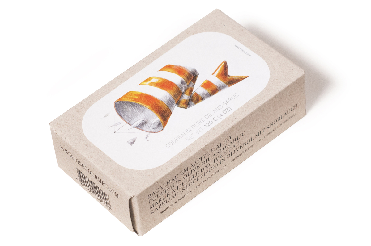 Codfish in Olive Oil and Garlic 8x120gr