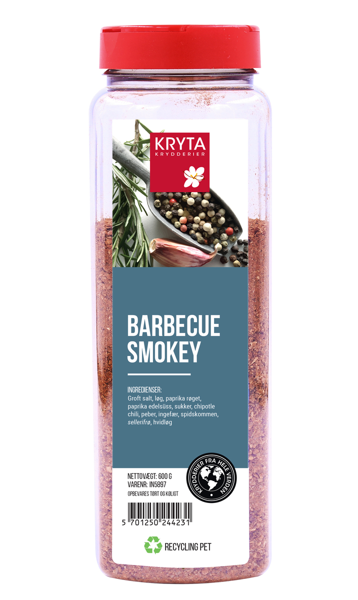 Kryta Barbecue Smokey 9x600gr