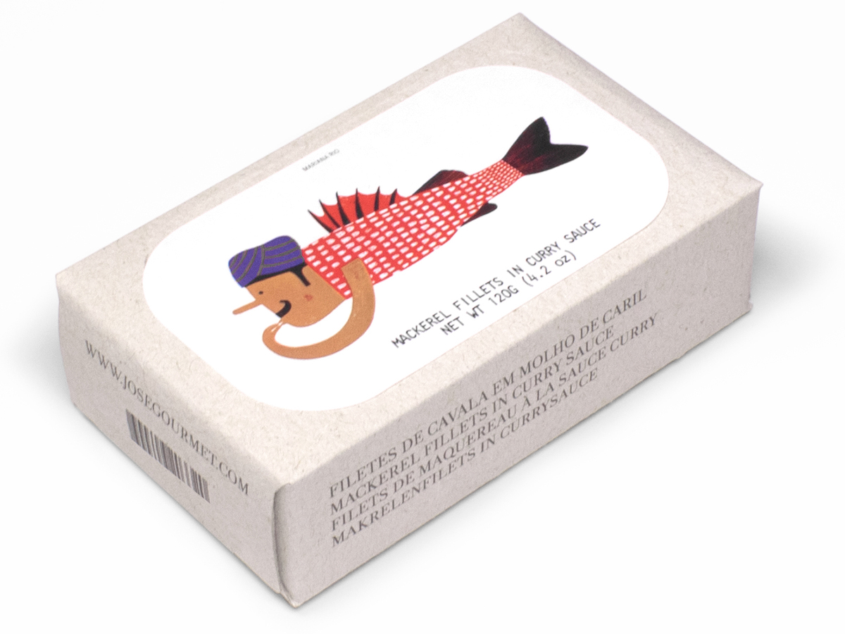 Mackerel Fillets in Curry 8x120gr