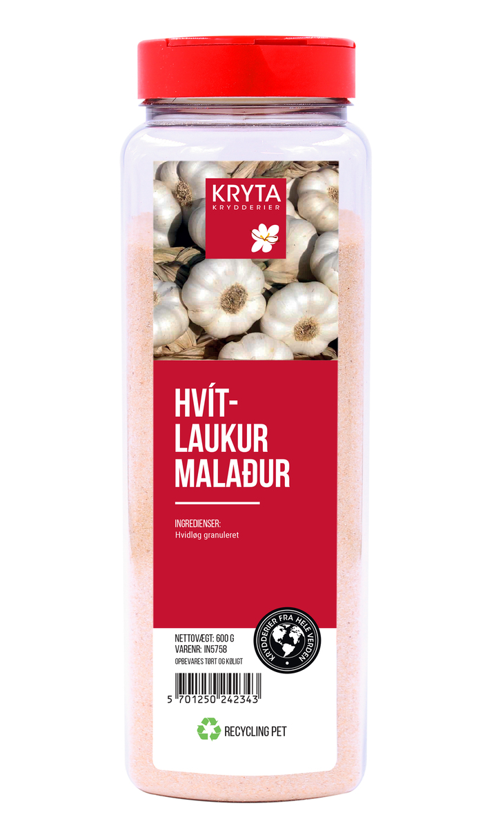 Kryta Hvítlaukur, malaður 9x600g