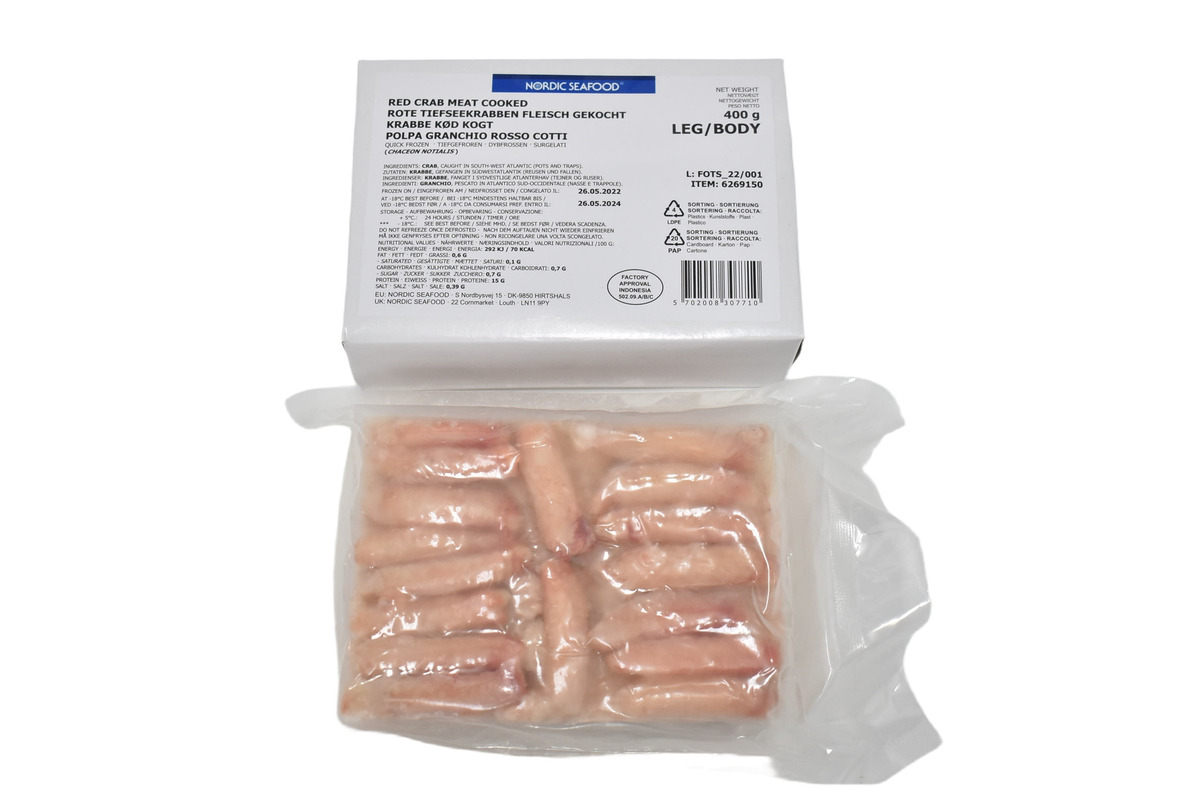 Kóngakrabbi kjöt 25x400g