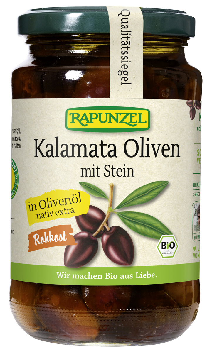 Rapunzel Ólífur Kalamata í Olíu 6x335gr (M)