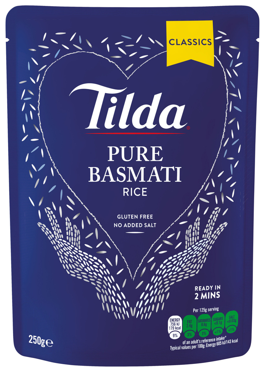 Tilda Steamed Basmati - Pure 6x250g