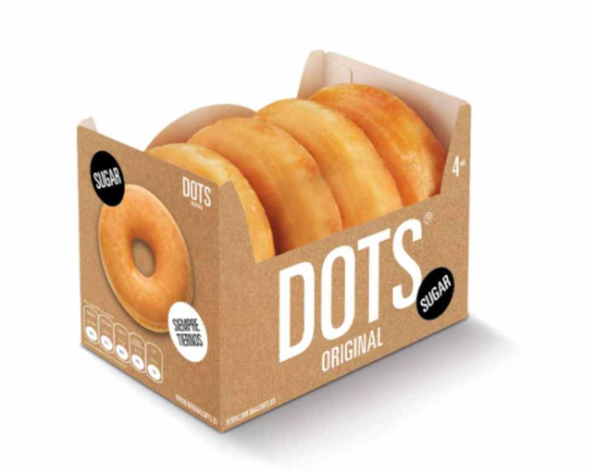 Europastry Dots -4 Pack Glaced Donuts (8x)4x52g