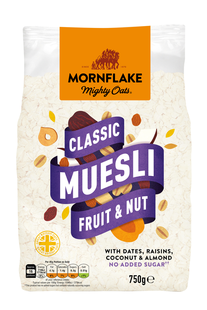Mornflake Classic Fruit & Nut Muesli 12x750g