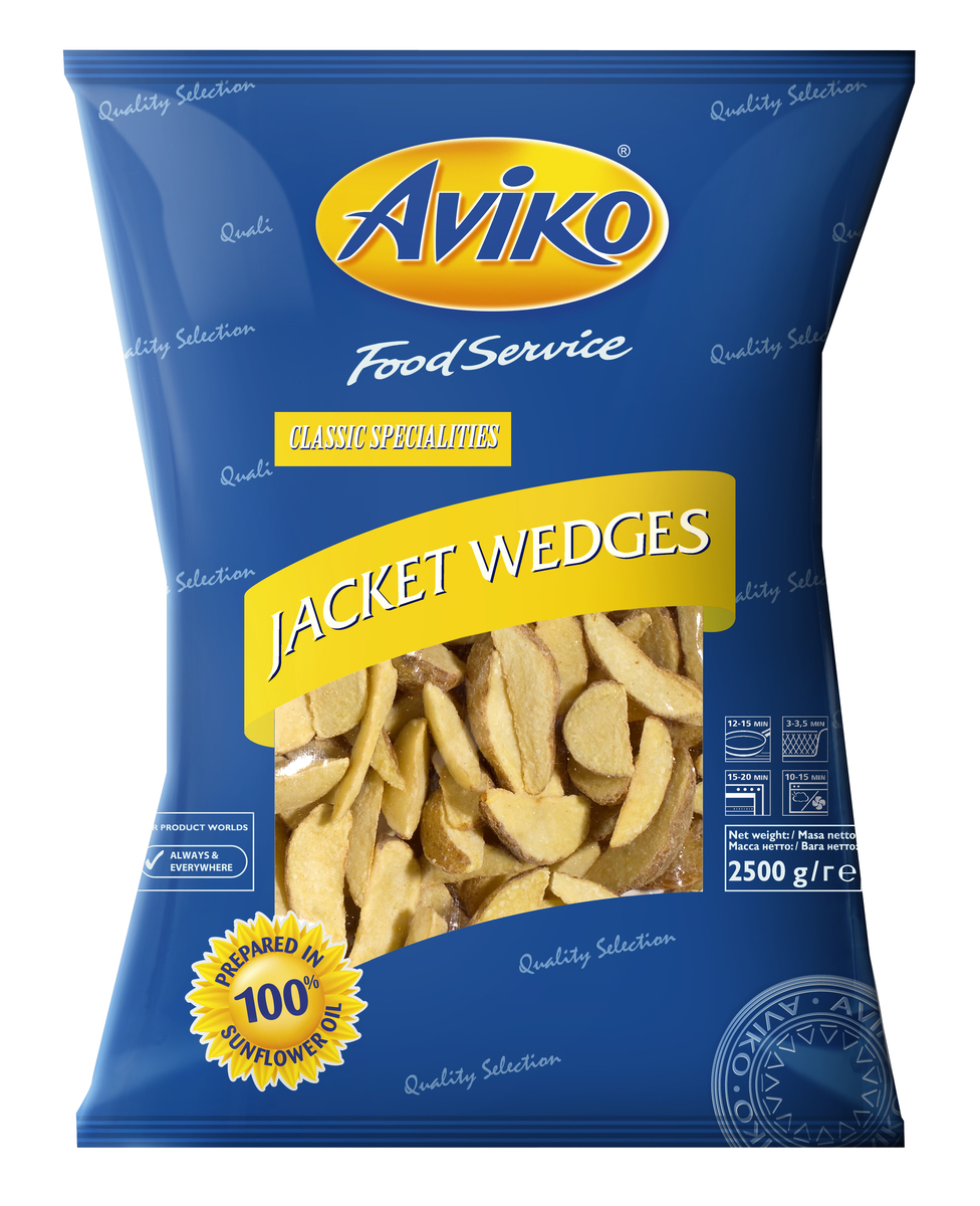 Aviko Jacket Wedges 4x2,5kg