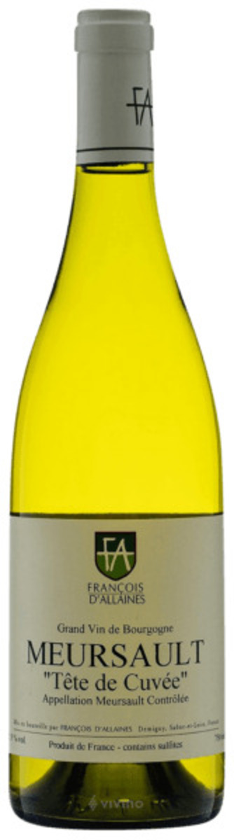 Francois d'Allaines Meursault "Téte de Cuvée" 2020 12x750