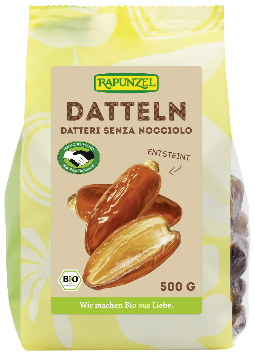 Rapunzel Döðlur Steinalausar 6x500gr (M)