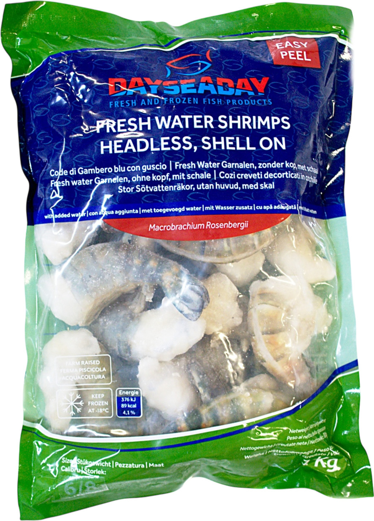 Kóngarækja 8/12 m/skel 10x1kg