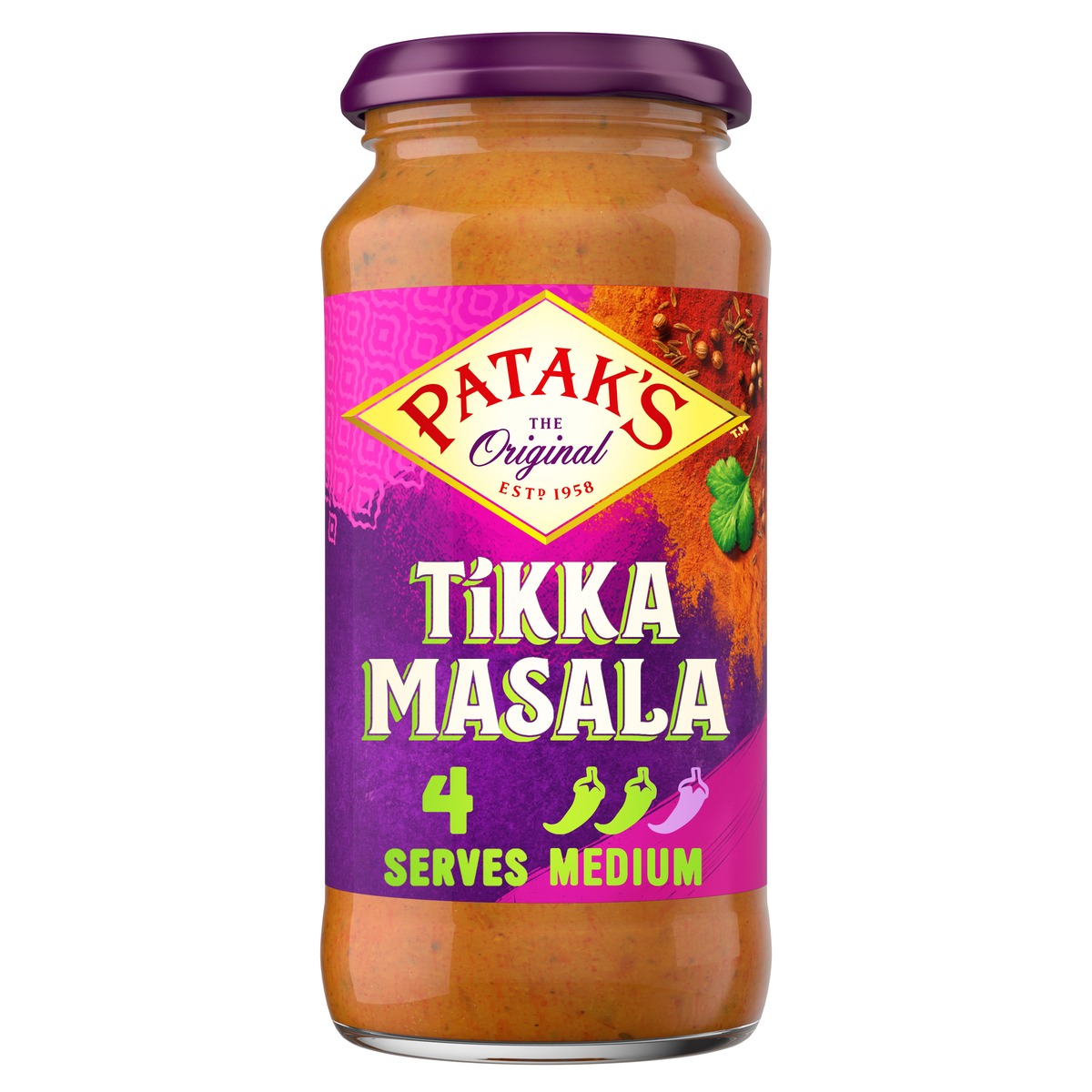 Pataks Tikka Masala Sauce 6x450gr