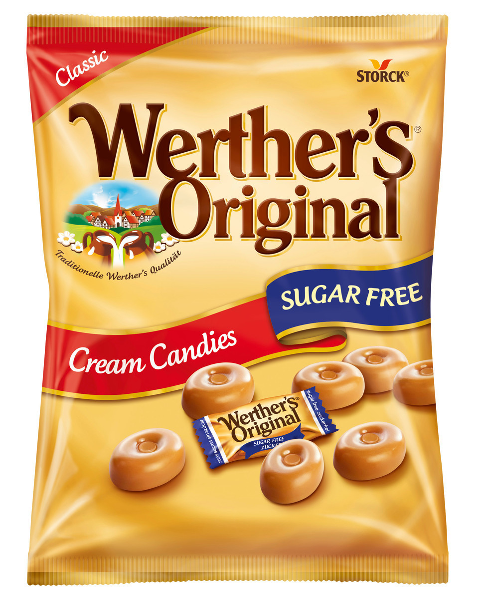 Storck Werther's Original Sugar Free Cream Candies 12x70g