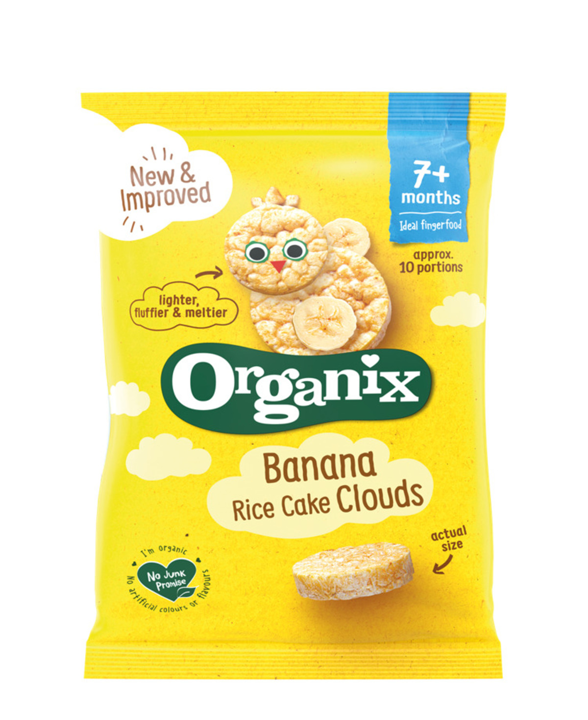 Organix Banana Hrískökur 6x40g