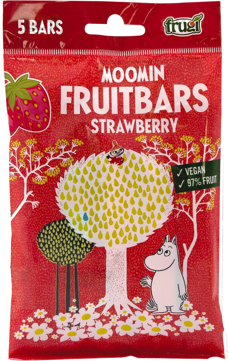 Moomin Fruitbars Strawberry 12x(5x15gr)