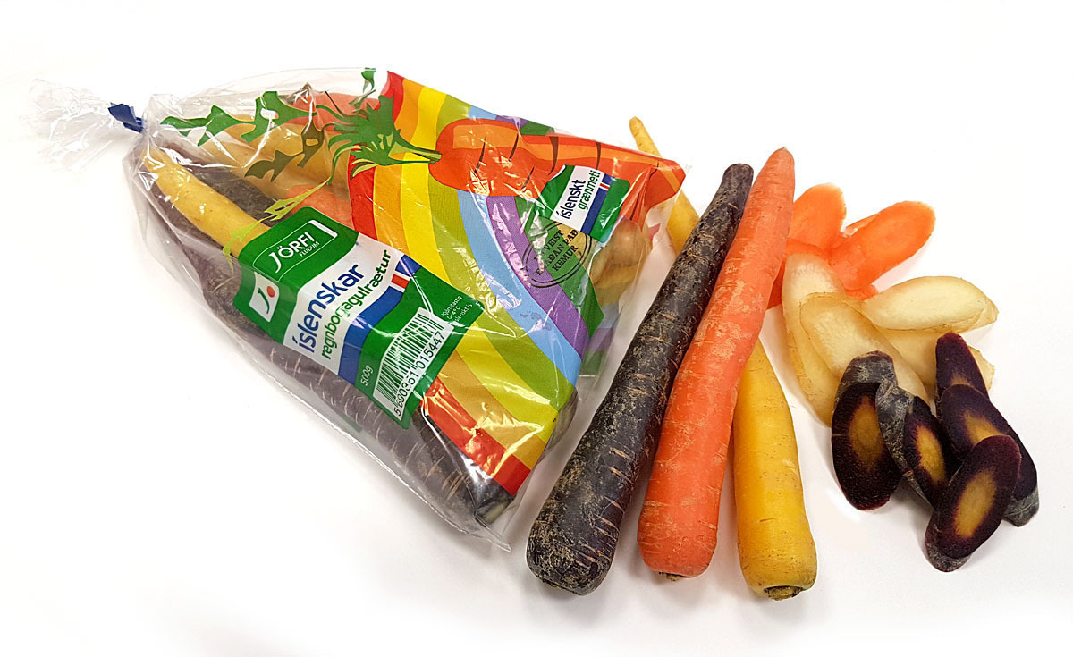 Regnbogagulrætur 500gr SFG Ísl.