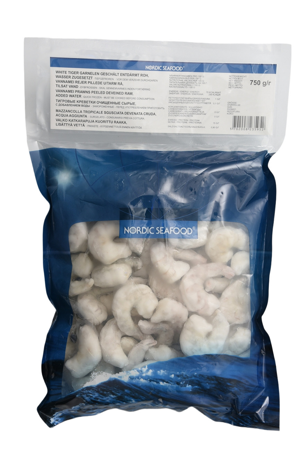 Risarækja 31/40 skelflett 25% 10x1kg