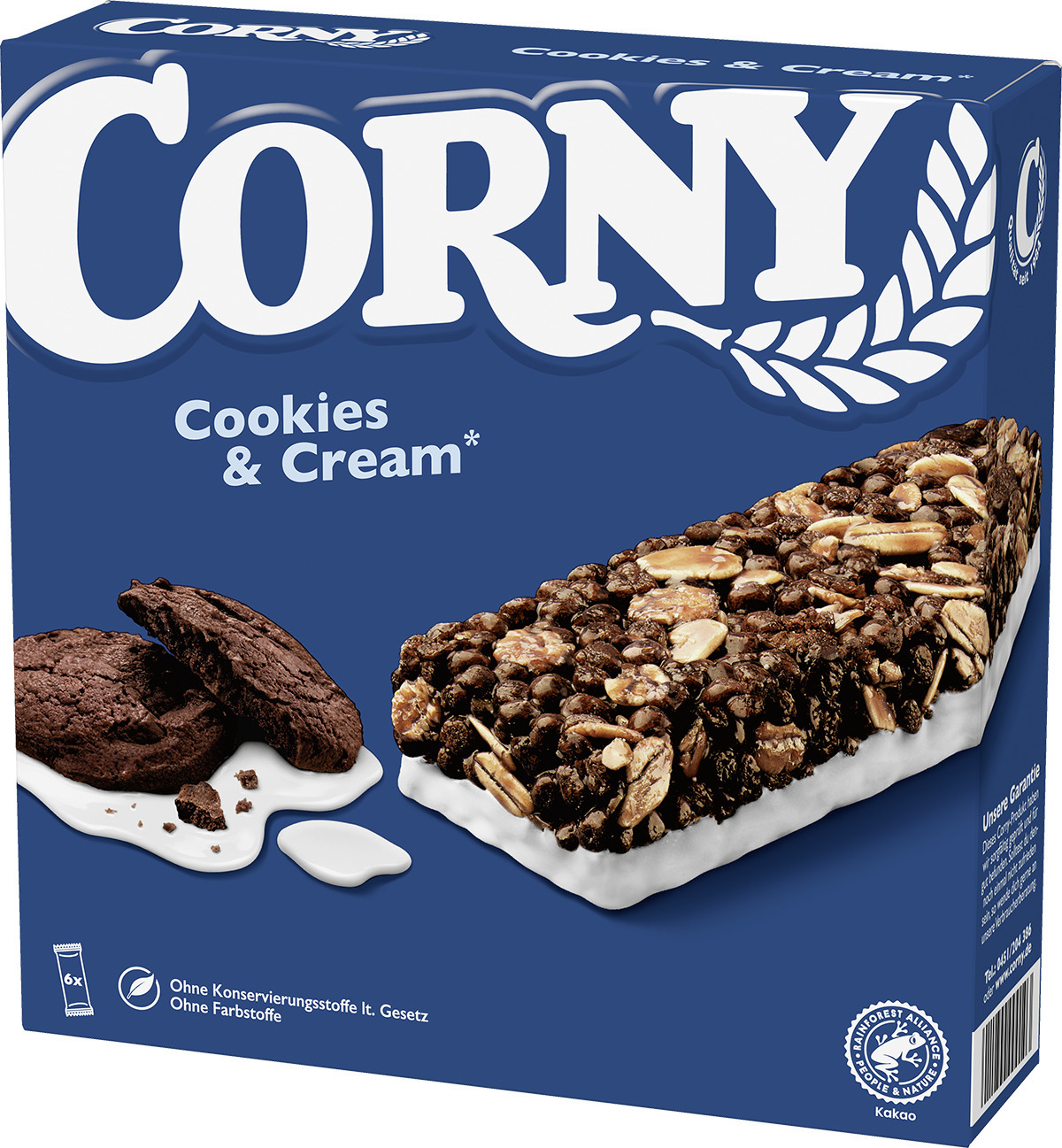Corny Cookies & Cream 10x6x23gr