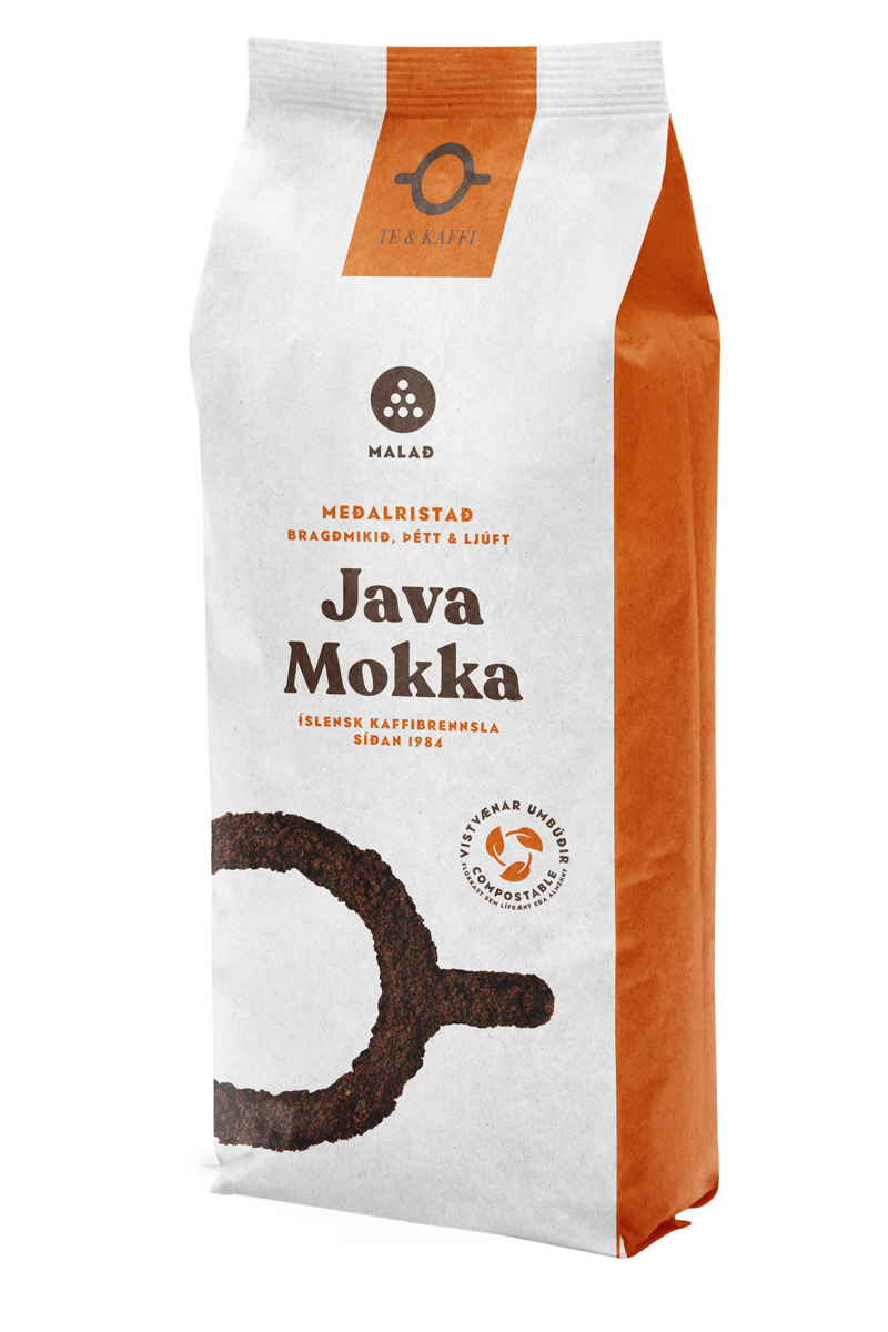 Te & Kaffi Java Mokka Malað 16x400gr