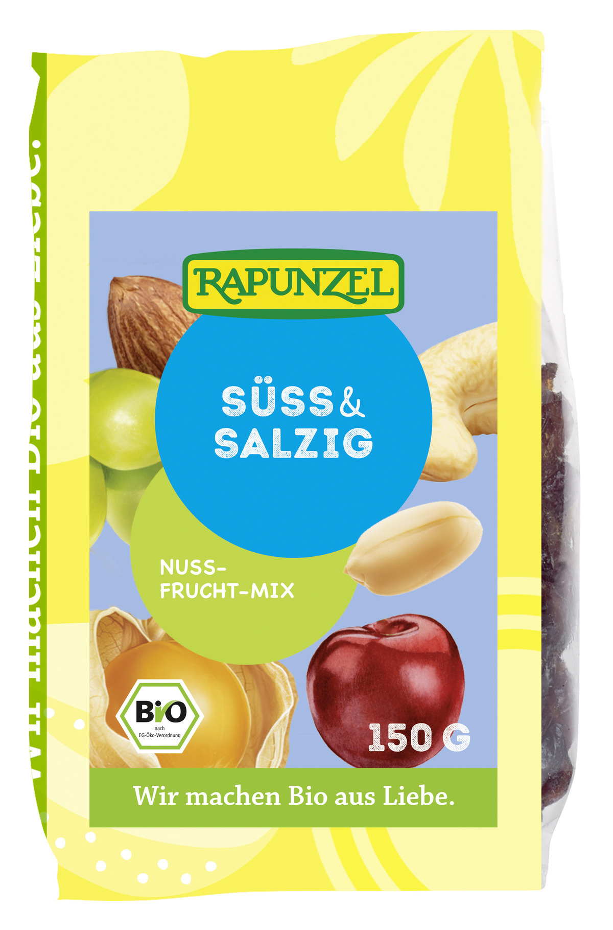 Rapunzel Hnetu- & Ávaxtablanda m/salti 8x100g (M)