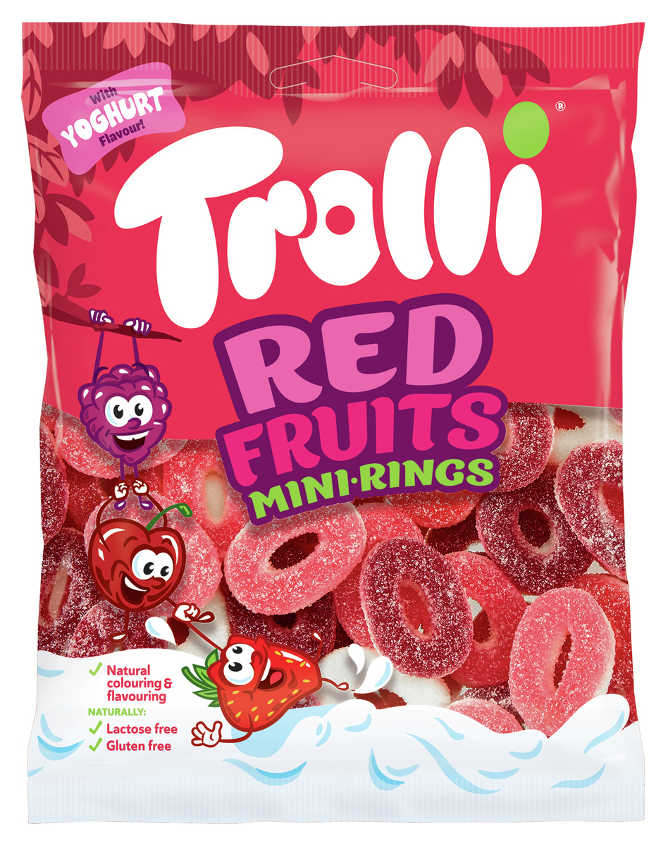 Trolli Red Fruits Minirings 30x100gr