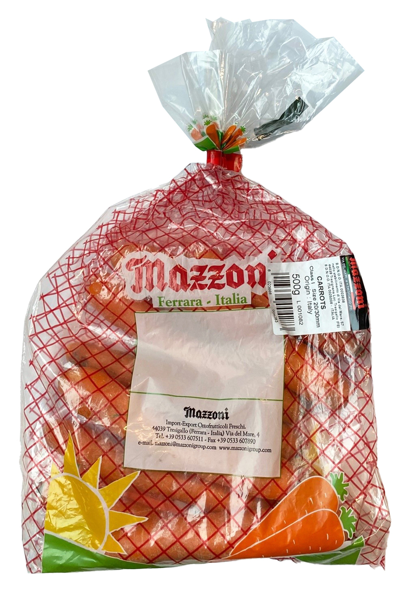 Gulrætur 20x500gr Mazzoni