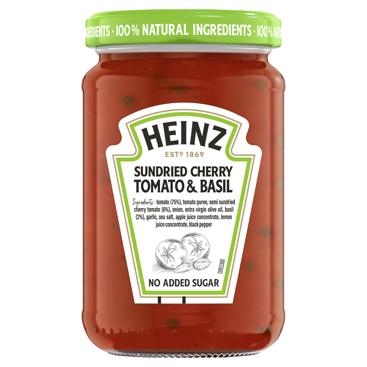 Heinz Cherry Tomato&Basil pasta sauce 6x350g