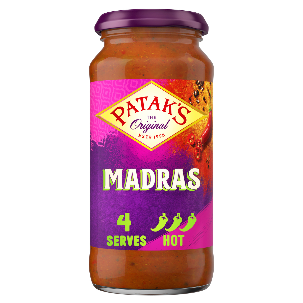 Pataks Madras Sauce 6x450gr