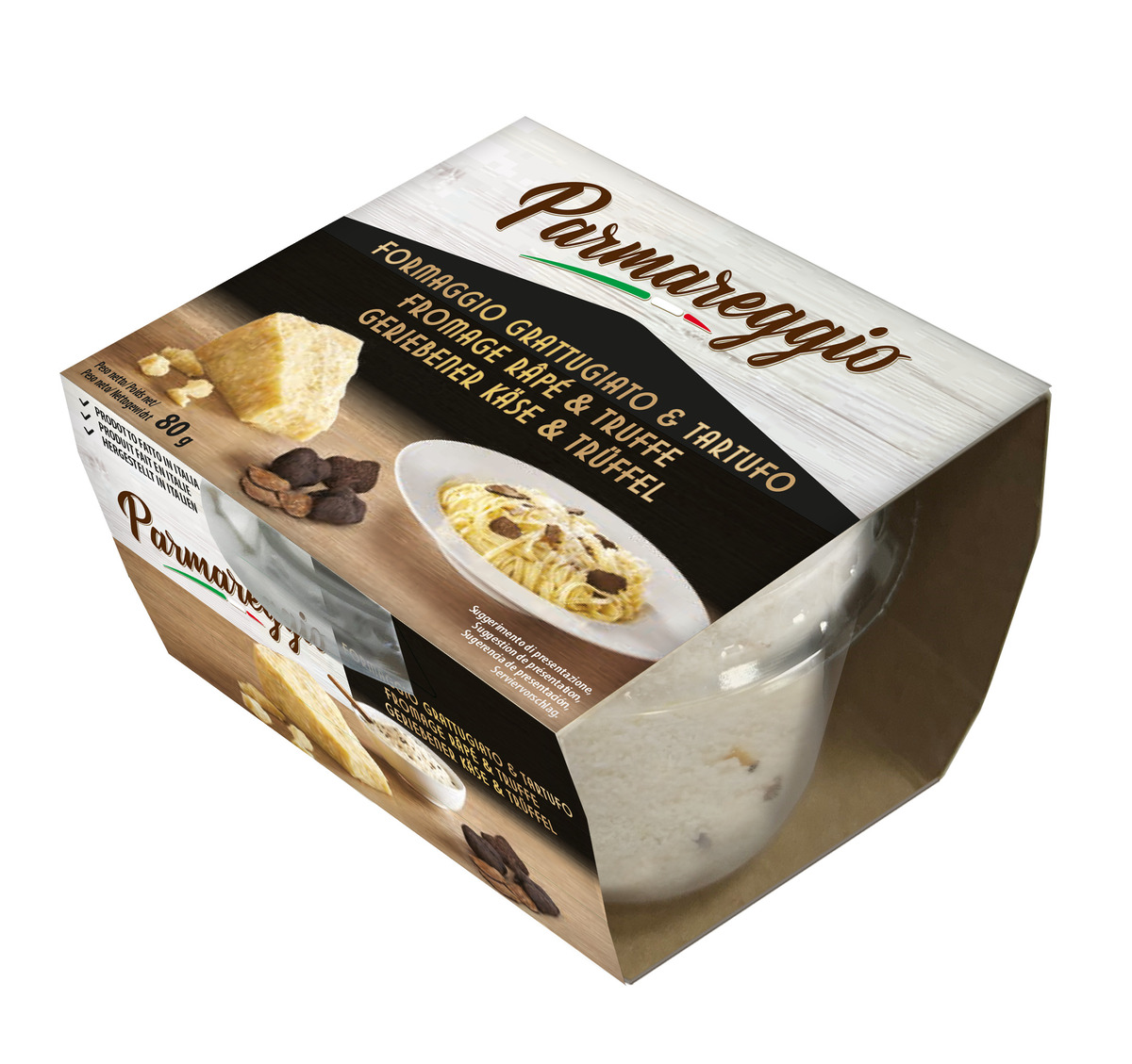 Parmareggio Truffle Grated 8x80g