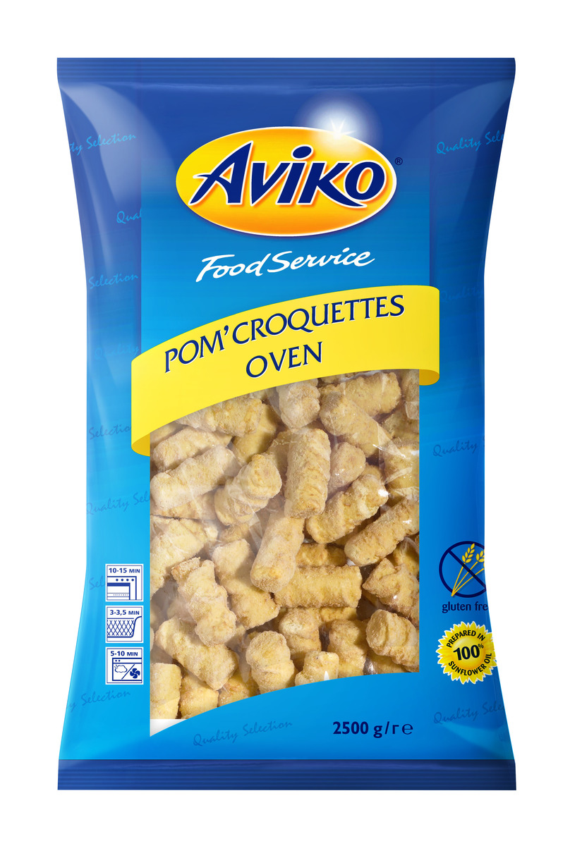 Aviko Pom Croquettes Oven 22g, 4x2,5kg