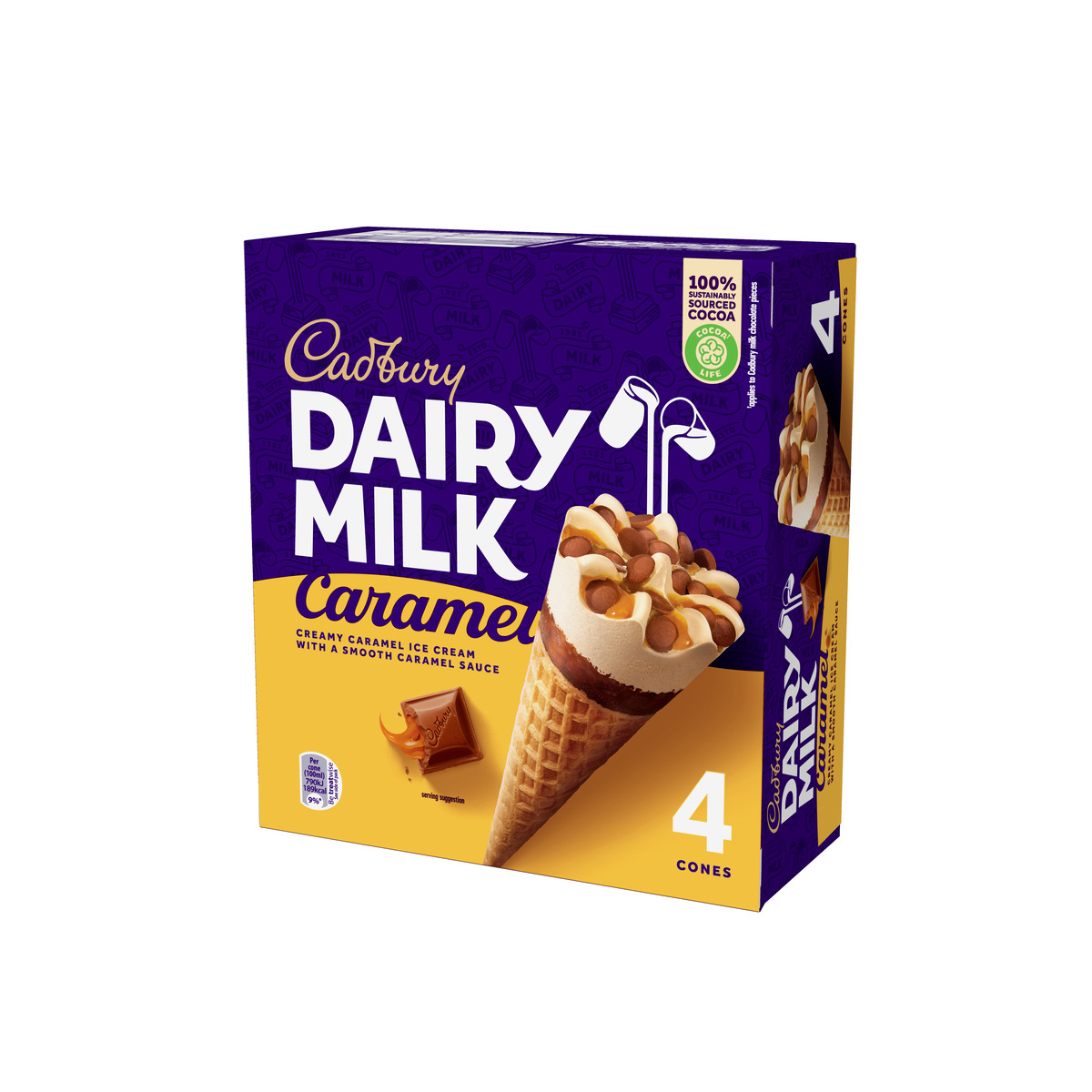 Cadburys Caramel Cone 6x(4x100ml)