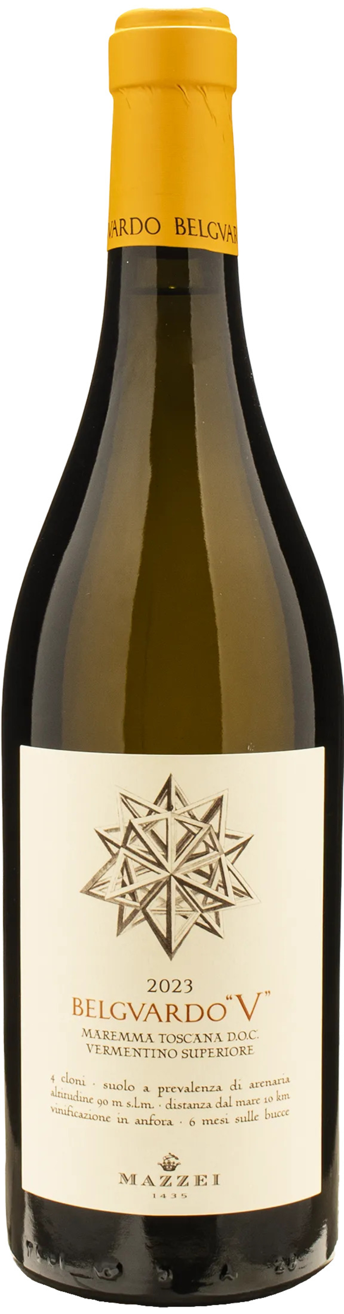 Belguardo "V" Vermentino Toscana 2023 6x750ml